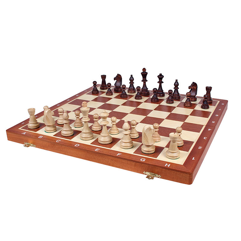 tile news tenacious Set de șah lemn Staunton 6, cu organizator